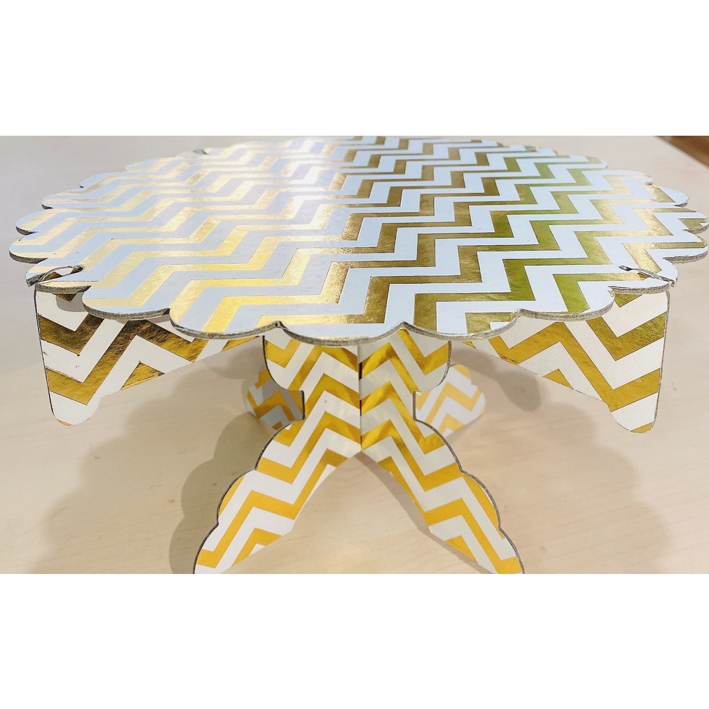 Tháp bánh 1 tầng ánh kim trang trí sinh nhật, party Fubao Store