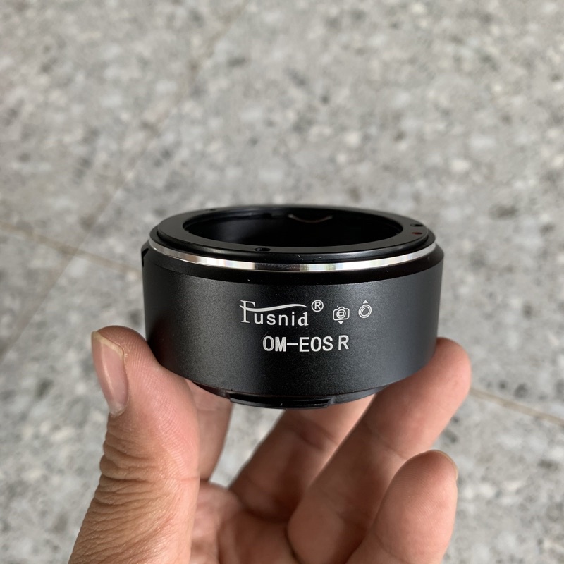 Ngàm chuyển OM-EosR hiệu Fusnid - để sử dụng lens Olympus OM trên máy ảnh EOS-R