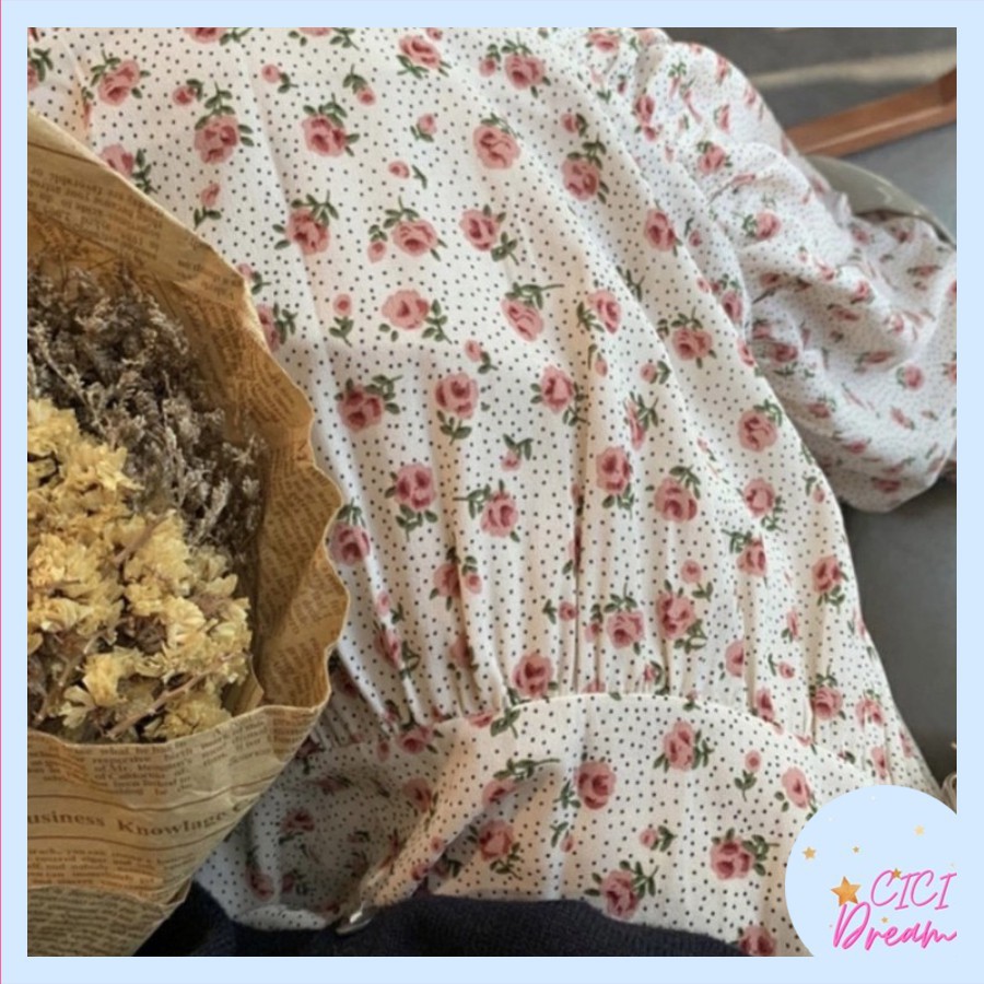 Chân váy nữ dài hoa nhí 3 tầng ulzzang siêu xinh, Chân váy xếp ly dài voan 3 tầng hoạ tiết hoa xinh xắn | BigBuy360 - bigbuy360.vn