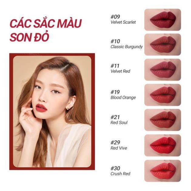 ✅ (HÀNG CHUẨN AUTHENTIC) Son Bút Chì Mamonde Creamy Tint Color Balm Intense #20 Red Apple