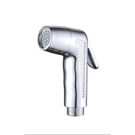 Bộ vòi xịt vệ sinh mẫu Dương chất liệu nhựa ABS mạ Crom sáng bóng, dây inox 120cm chống xoắn, gác cài vuông - QM.PK030B3