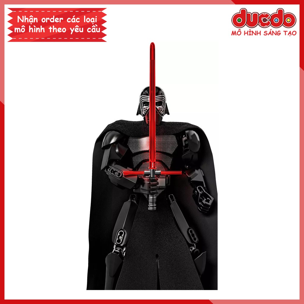 No.606 -2 Lắp ghép Chiến tranh giữa các vì sao Kylo Ren - Đồ chơi Xếp hình Mô hình Minifigures 75117