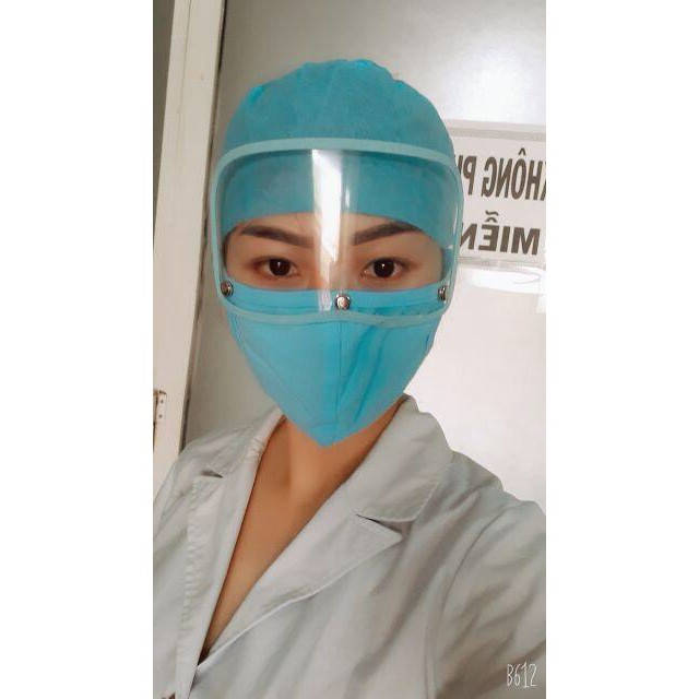 Khẩu trang vải nano chống nước kháng khuẩn, kèm Kính che mặt chống dịch - chóng giọt bắn tiện lợi hiện đại | BigBuy360 - bigbuy360.vn