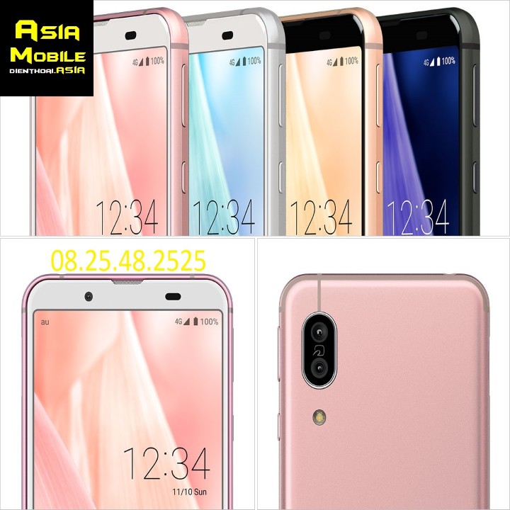 (Trợ Giá Mùa Covit - Like New) Điện Thoại Sharp Sense 3 SHV45 – Android 11, Pin 3-4 ngày, Chống Nước, Ram 4Gb, Rom 64Gb