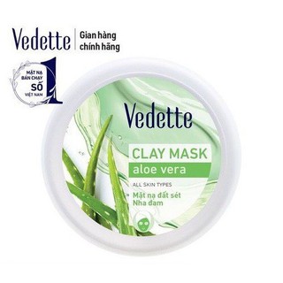 🍊 MẶT NẠ ĐẤT SÉT NHA ĐAM 145g VEDETTE