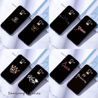 Ốp Điện Thoại Mềm Hoạ Tiết Vương Miện Cho Samsung Galaxy J2 Pro J4 J6 J8 2018 Plus J4+ J6+