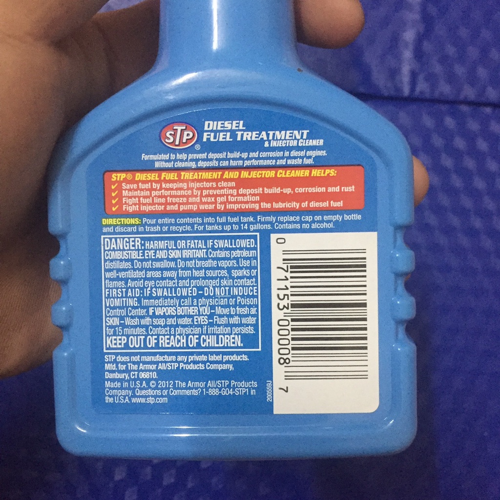 Dung Dịch Vệ Sinh Buồng Đốt Vệ Sinh Kim Phun STP 236ml Diesel