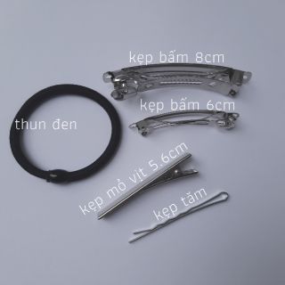 Kẹp tóc hoa len