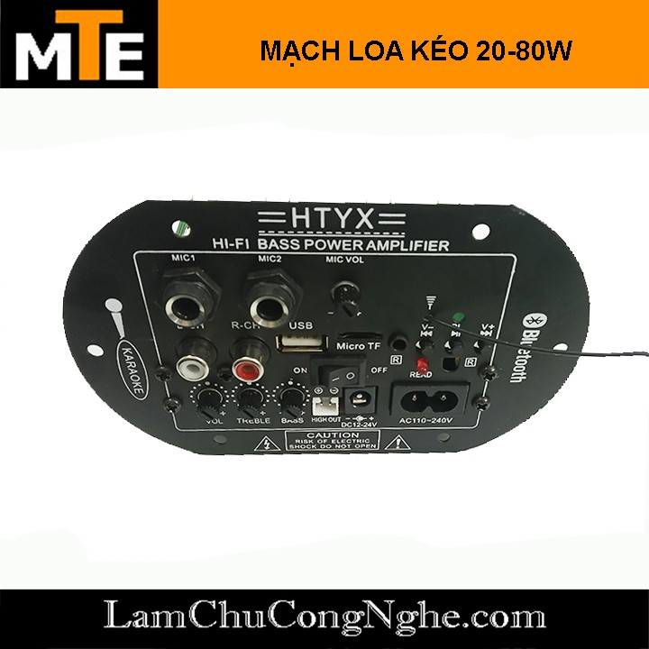 Mạch loa kéo 20-80W HTYX