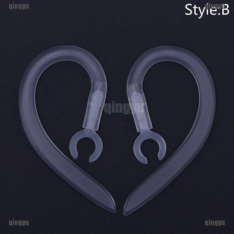 ❤❤ Set 2 Móc Tai Nghe Bluetooth Trong Suốt Kích Thước 5 / 6 / 7 / 8 / 9 / 10mm