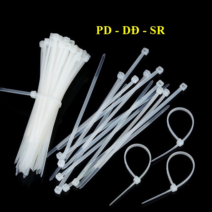 Dây Rút Nhựa 10cm - 15cm - 20cm - 25cm - 30cm Khoảng 80 Sợi 1 Bịch - Siêu Rẻ