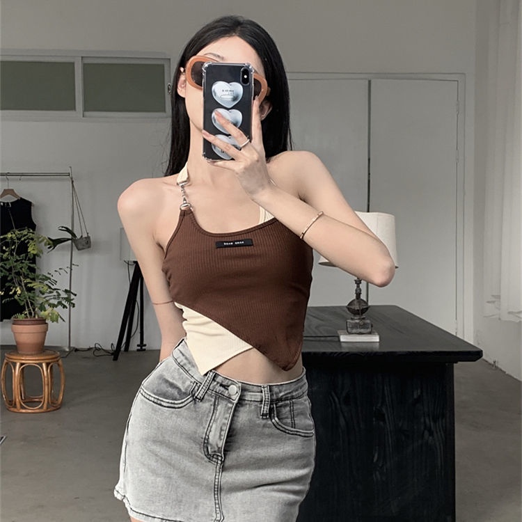 COZOK Áo Tank Top Không Tay Thiết Kế Quyến Rũ Thời Trang