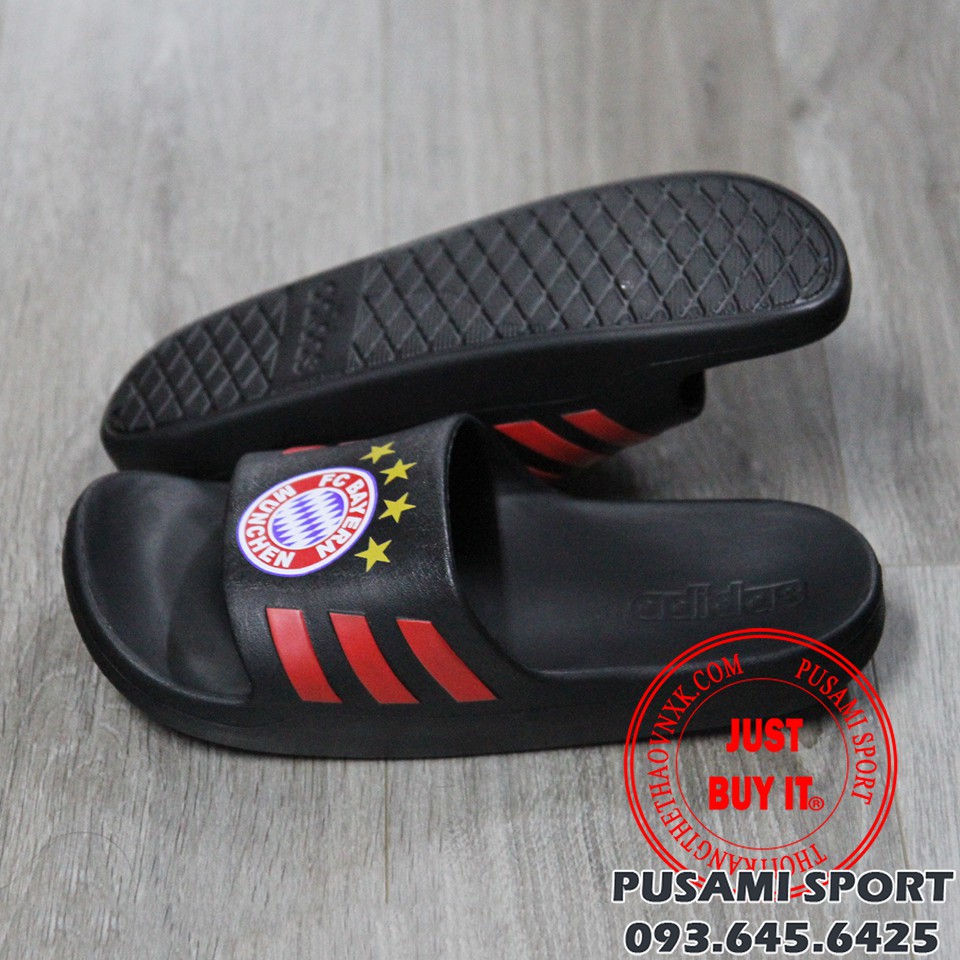 Dép Adidas đúc logo Bayern Munchen