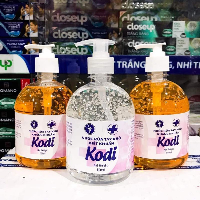 NƯỚC RỬA TAY KHÔ KODI 500GR