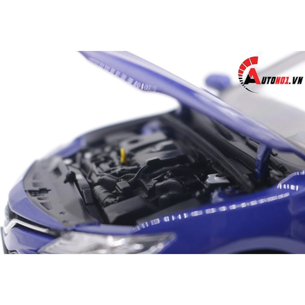 MÔ HÌNH XE SEDAN TOYOTA CAMRY 2019 BLUE 1:18 PAUDI 7581