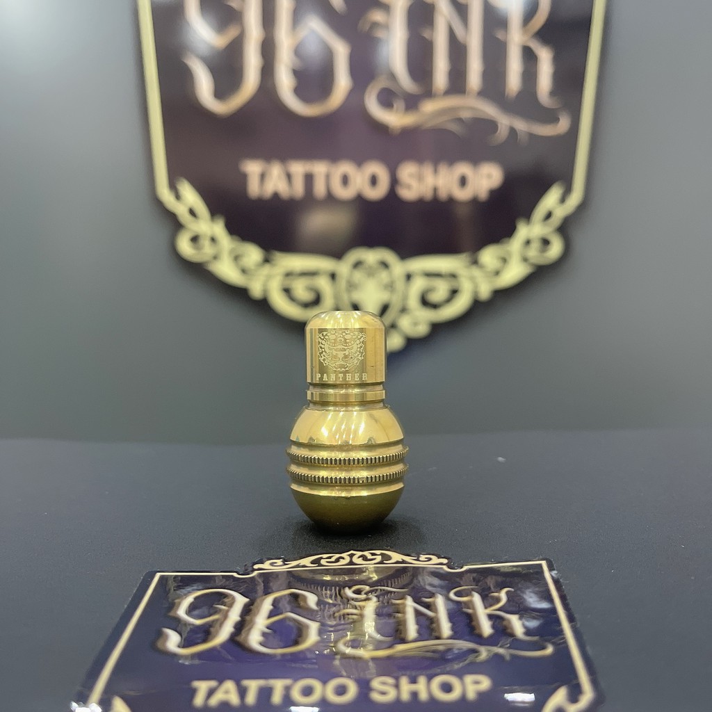 Tay cầm tattoo vặn PanTher - Chất liệu đồng, nhôm, inox, dành cho máy coils