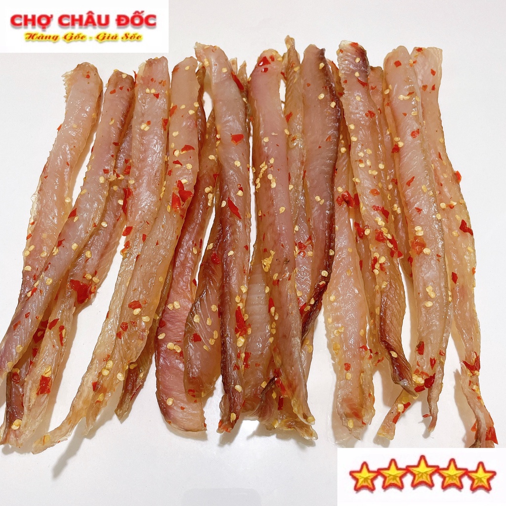 Gói 500gr Khô Cá Lóc Phi Lê Thái Sợi Châu Đốc Loại Đặc Biệt 3 Nắng Nhiều Người Mê