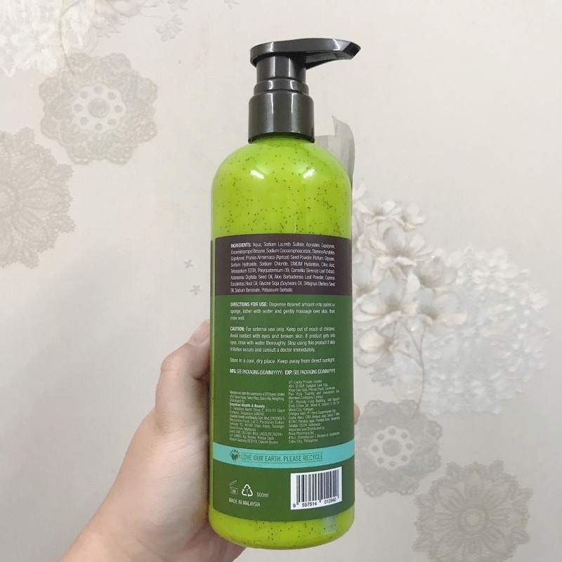 Sữa Tắm Tẩy Tế Bào Chết Botaneco Garden Gentle Exfoliating Bath Soften & Moisturise 500ml