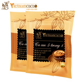 Bột cacao giảm cân 5in1 - Combo 2 túi 640g - Vinacacao