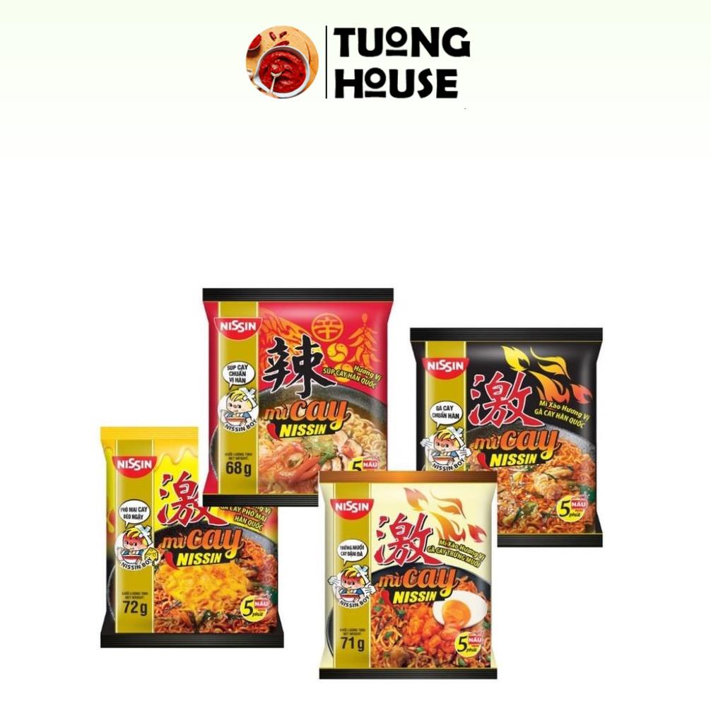 Mì Cay NISSIN Hàn Quốc Lốc 5 gói