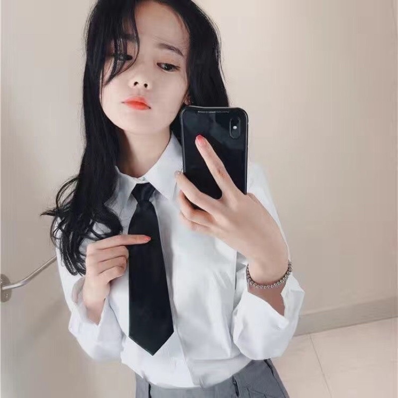 [ORDER 15N] SET GILE LEN + SƠ MI TRẮNG TẶNG CÀ VẠT ULZZANG
