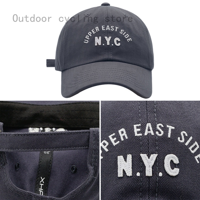 Mũ Lưỡi Trai Mềm Thêu Chữ Nyc Thời Trang Xuân Hè Dễ Phối Đồ Cho Nam