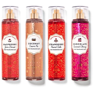 [Auth]Xịt thơm lưu hương toàn thân Bath  Body Works - STRAWBERRY POUND CAKE/RASPBERRY JAM DONUT/CHOCOLATE COVERED CHERRY