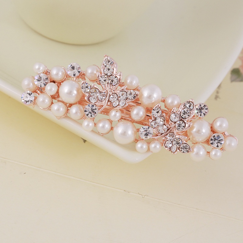 Kẹp TóC HìNh Nơ ĐíNh Kim Cương Giả ThờI Trang Cho Nữ