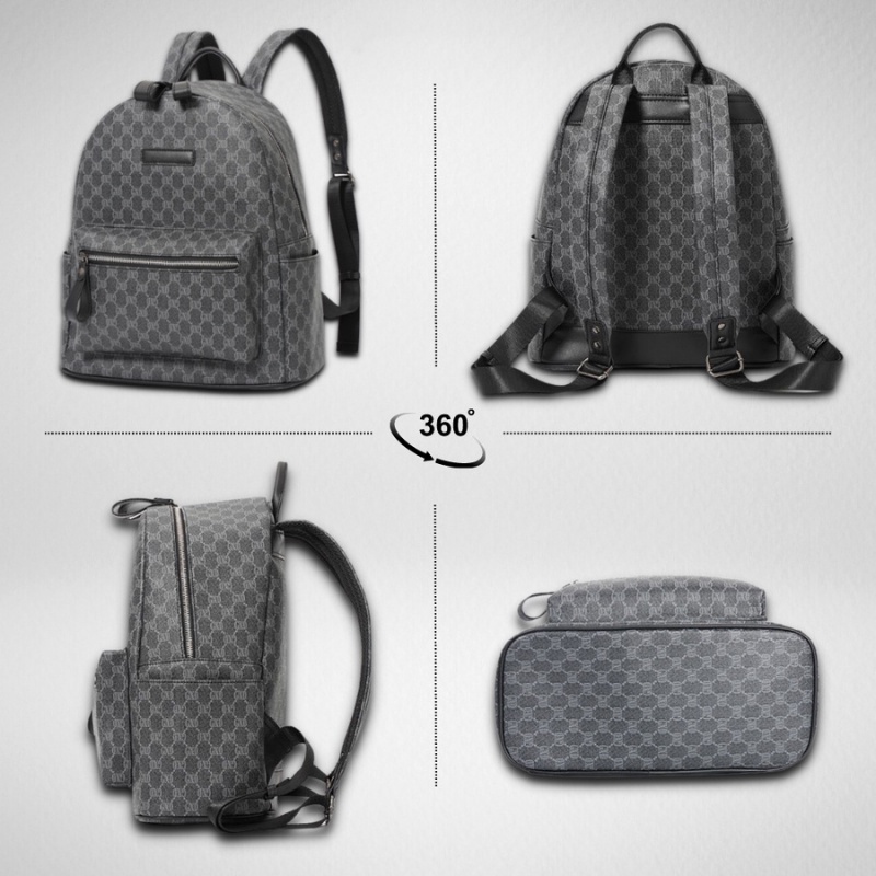 Balo da thời trang nam nữ ,Da PU Cao Cấp, Ba lô đựng Laptop -Chống thấm nước, Kiểu dáng trẻ trung, cá tính - MiMiBox