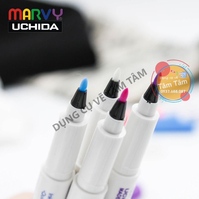 [ TÂM TÂM ]-Bút vẽ phai màu/ bay màu Đánh Dấu Trên Vải MARVY 423