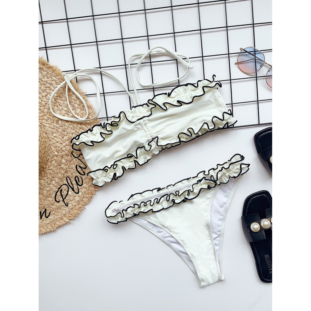 Bộ Đồ Bơi Một Mảnh Không Gọng Màu Trơn Gợi Cảm Ca28 | BigBuy360 - bigbuy360.vn