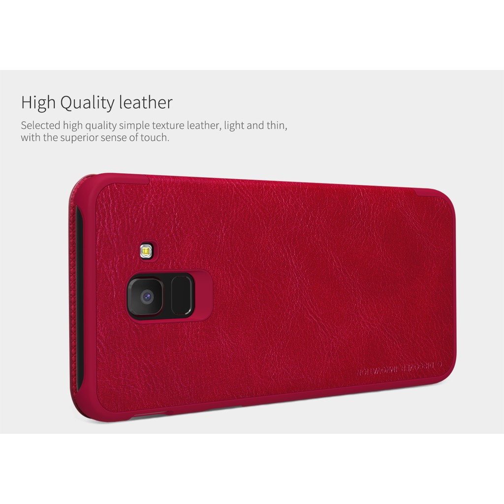 Bao da bò cho SamSung Galaxy J6+ Plus chính hãng Nillkin QIN | BigBuy360 - bigbuy360.vn