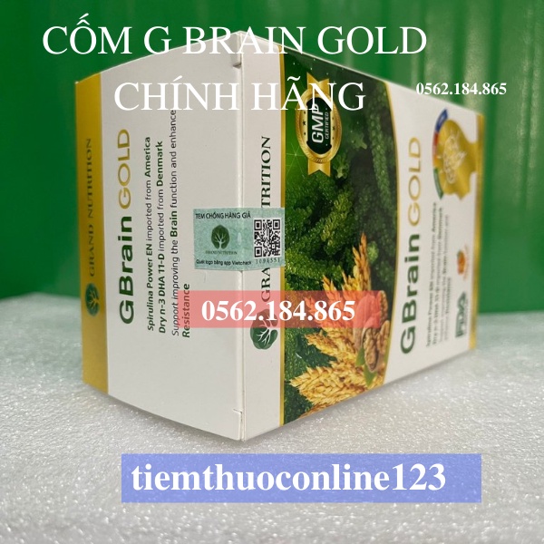Cốm Trí Não G-brain Gold  Hỗ Trợ Phát Triển Trí Não Cho Bé Chính Hãng