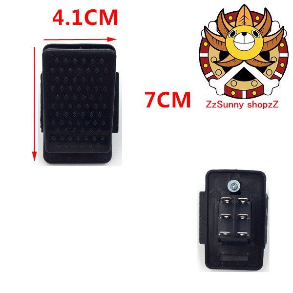 Bàn đạp chân ga xe ô tô điện trẻ em, công tắc thay thế chân ga, công tắc 6 chân