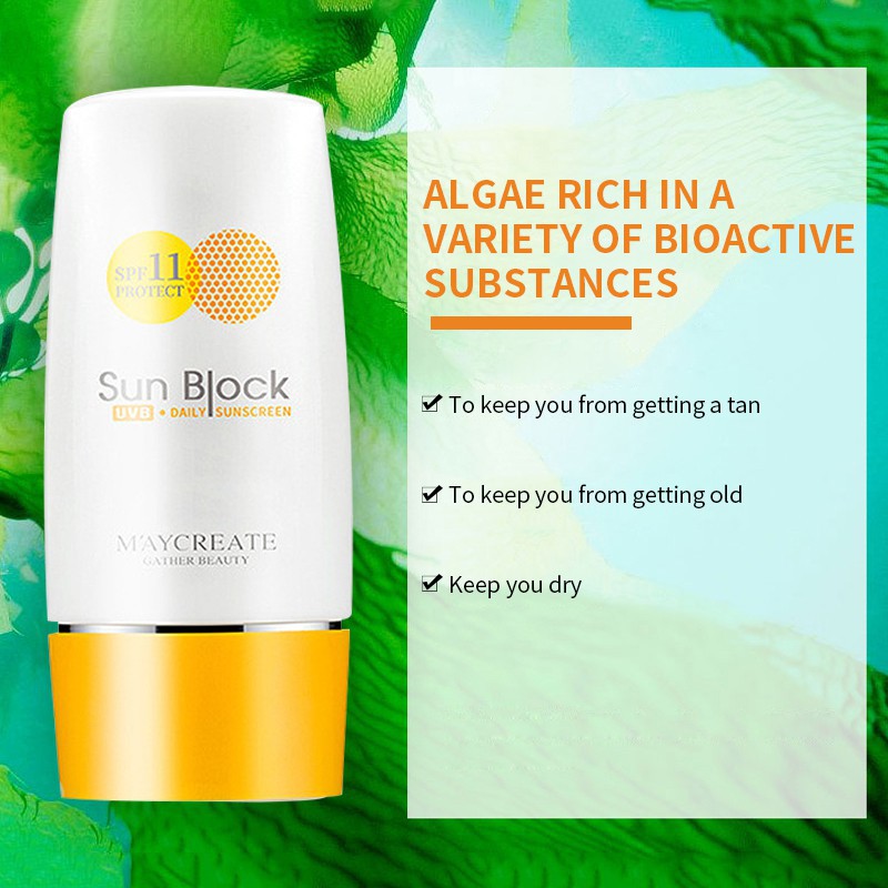 [Hàng mới về] Kem chống nắng MAYCREATE chống tia bức xạ mặt trời và UVA UVB bảo vệ và làm trắng da tuyệt đối | BigBuy360 - bigbuy360.vn