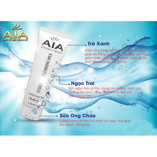 Sữa Rửa Mặt Sáng Da - Se Khít Lỗ Chân Lông Cao Cấp AiA  (120ml) | BigBuy360 - bigbuy360.vn