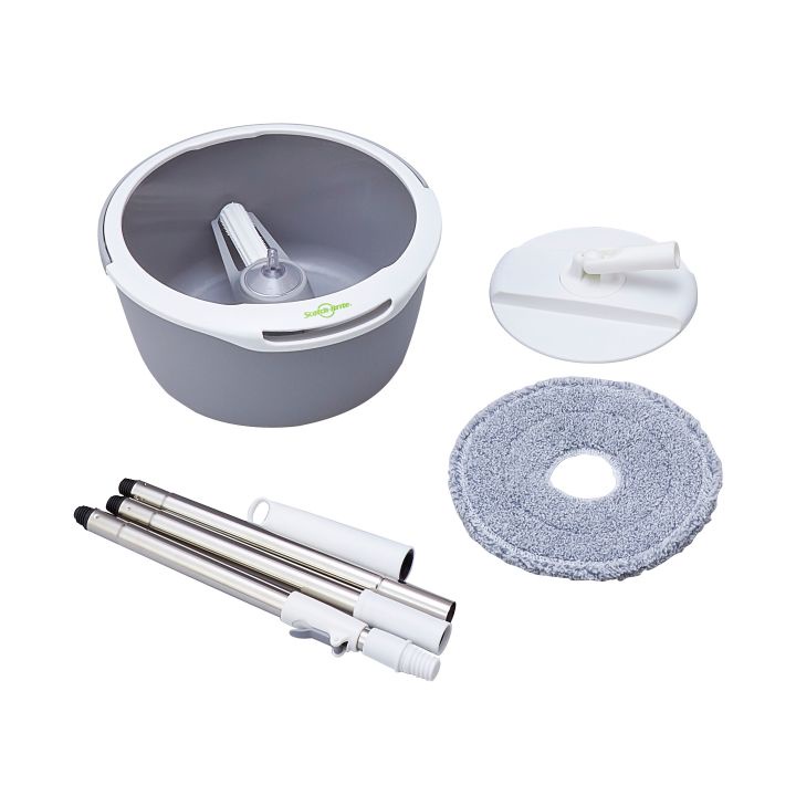 Bộ Cây Lau 360 Độ Cải Tiến 3M Xa006515267 - Single Microfiber Cloth Spin Mop – Hàng Chính Hãng Scotch-Brite