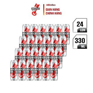 Thùng 24 Lon Bia Beck's Ice (330ml/lon)