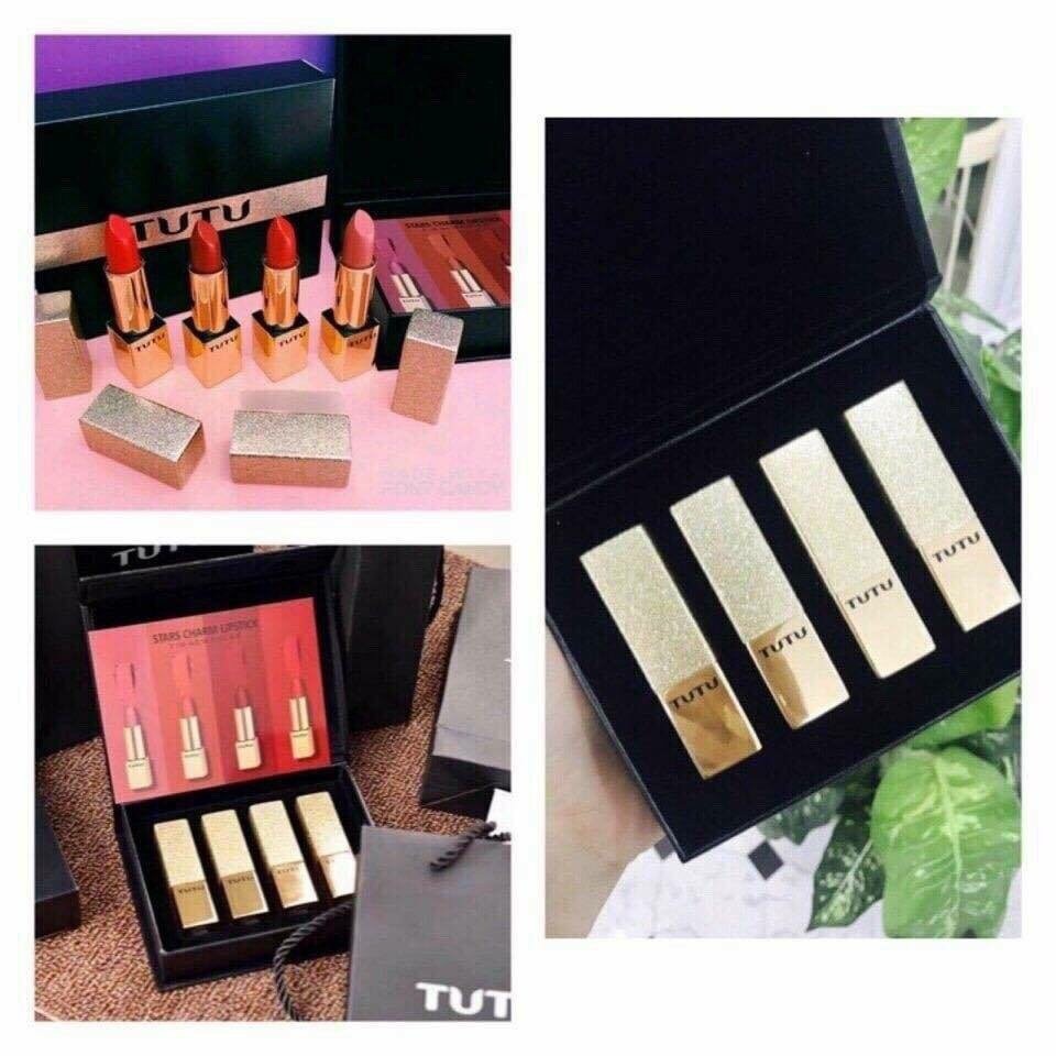 Set 4 Son TUTU STAR CHARM Lipstick Color ( XIN )