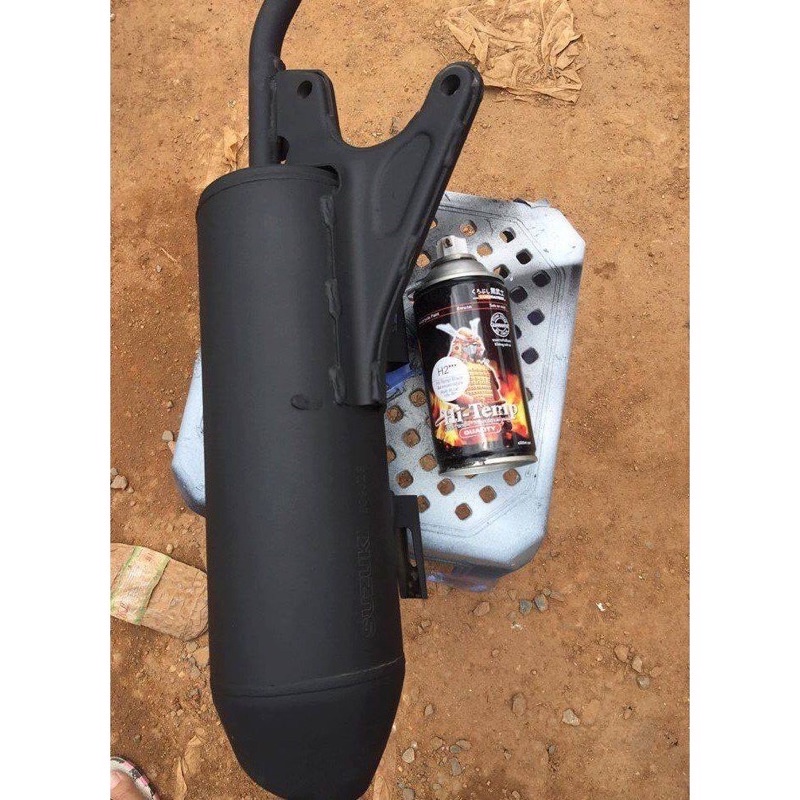 Sơn chịu nhiệt Samurai h2 màu đen nhám