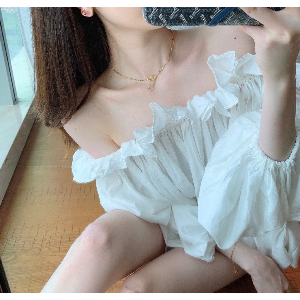 Dây Chuyền Mặt Chữ D Đính Đá 2022 Phong Cách retro