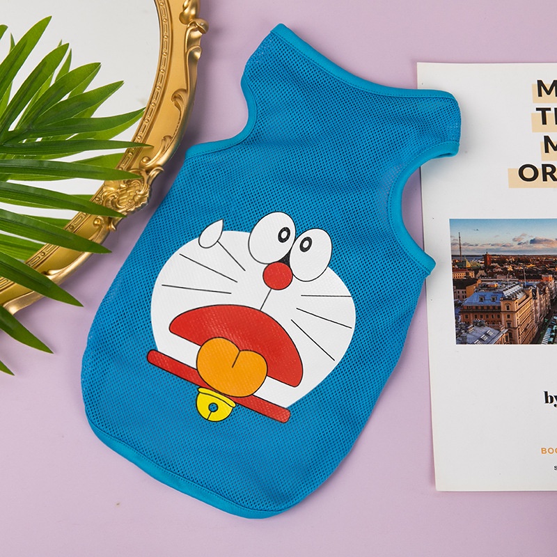 Áo Lưới Thoáng Khí In Họa Tiết Rồng / Mèo / Nhện Dễ Thương Thời Trang Mùa Hè Cho Thú Cưng