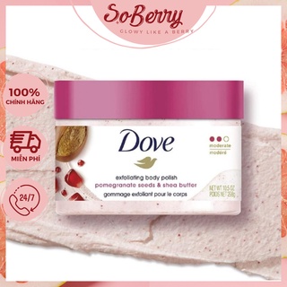 Tẩy da chết dove trắng da dưỡng ẩm mềm mịn bản mỹ tdc01