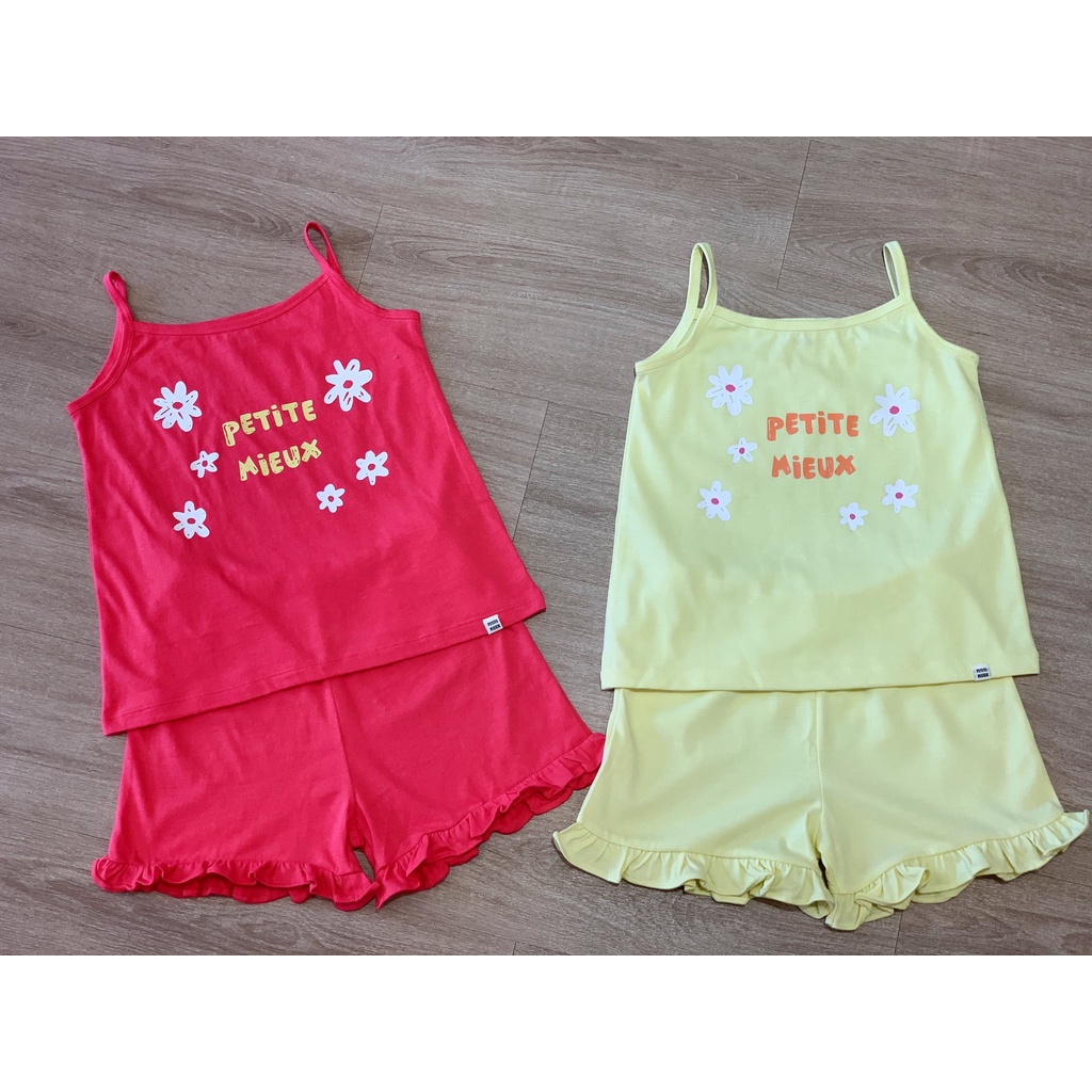 Bộ 2 dây cotton hình hoa 2 màu