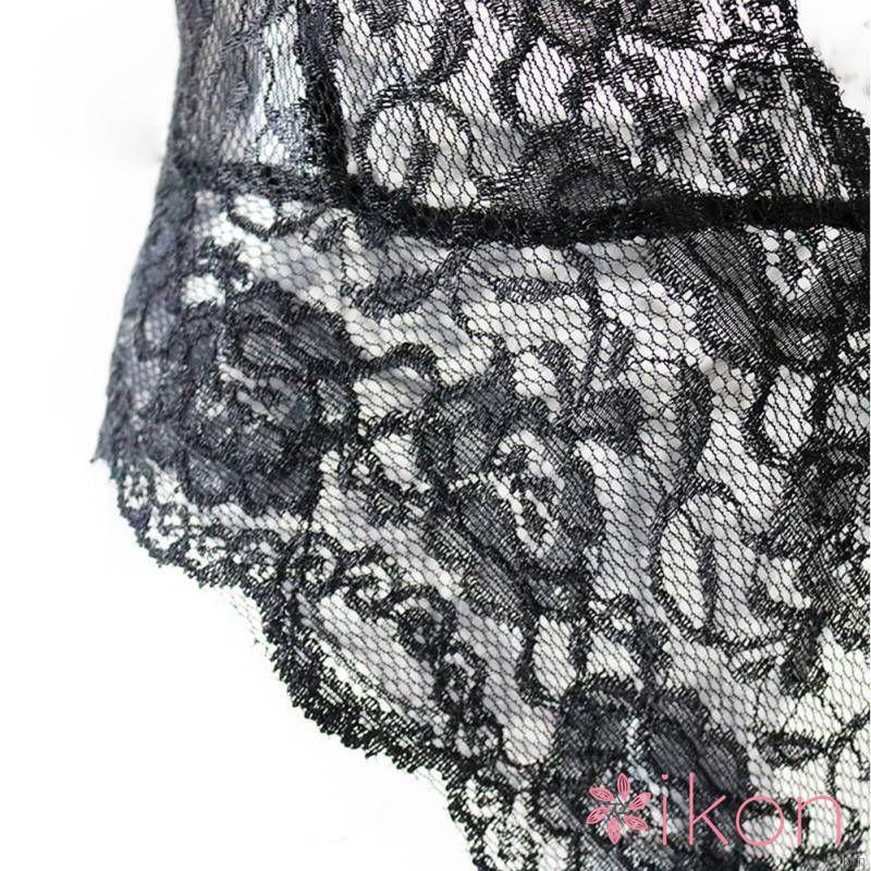 Đồ ngủ ren áo liền quần dây sát nách thiết kế cổ chữ V quyến rũ