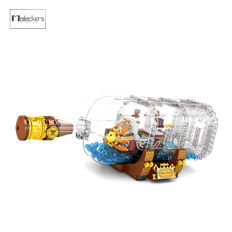 CREATIVE LEGO Đồ Chơi Lắp Ráp Mô Hình Tàu One Piece Sáng Tạo Cho Bé