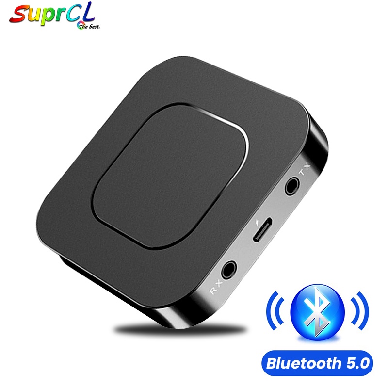 Thiết bị thu phát âm thanh kết nối bluetooth 5.0 không dây 3.5mm 2 trong 1 cho loa TV/ máy tính