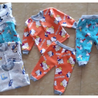 Combo bộ nỉ lông cúc giữa cho bé 10 bộ