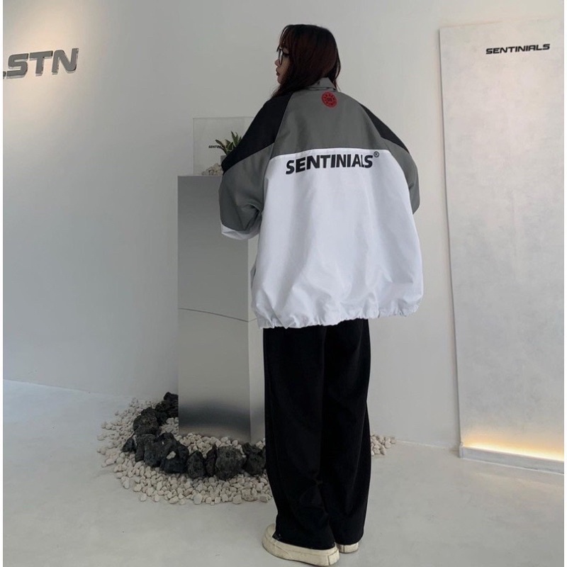 [ẢNH THẬT] Áo Khoát Dù SENTINIALS Unisex  Bomber Ulzzang 2 lớp Phối Màu  Nam Nữ đều mặc được