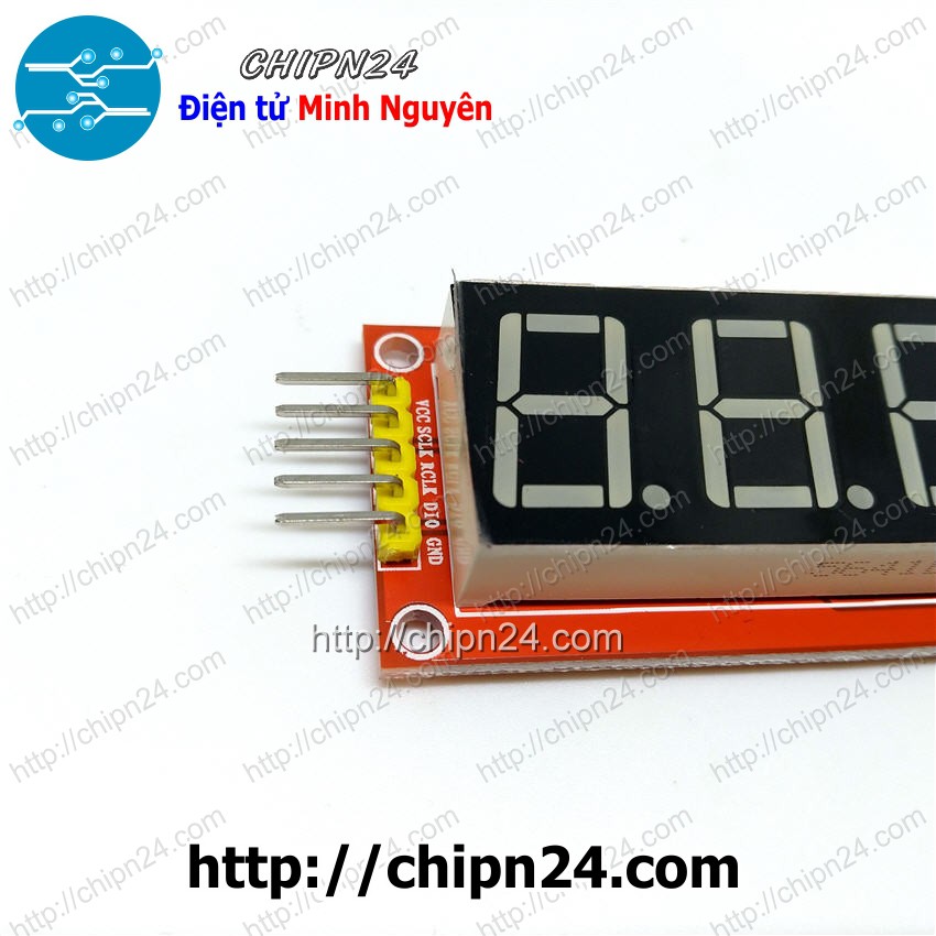 [1 pcs] (D93) Module 4 Led 7 đoạn 0.56 ich dùng IC 74HC595